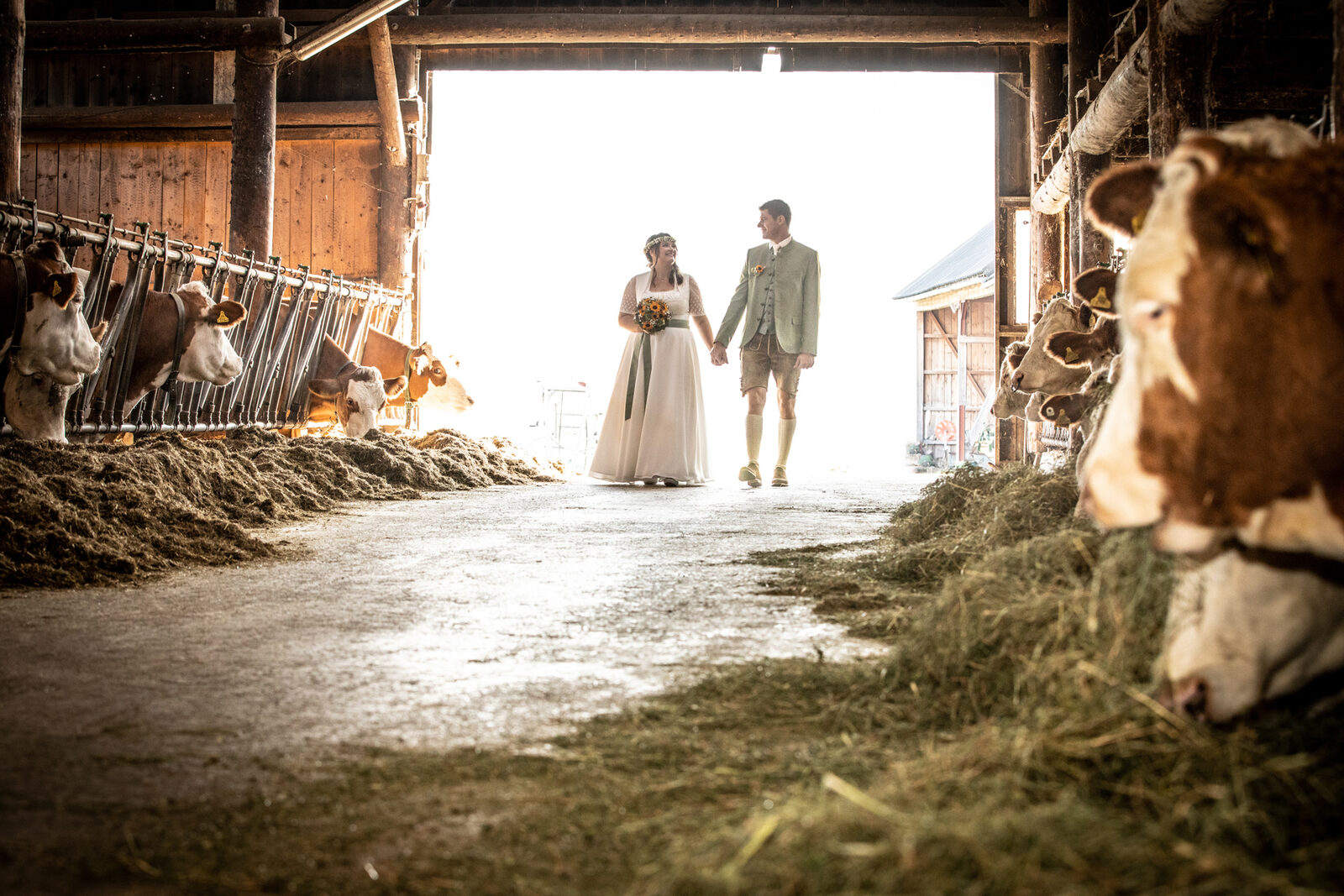 Hochzeit am Bauernhof
